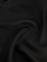 Kitty blusa in organza trasparente nero