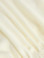 Evangeline blusa in velluto a coste latte