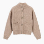 Cordelia cardigan alpaca/lurex beige