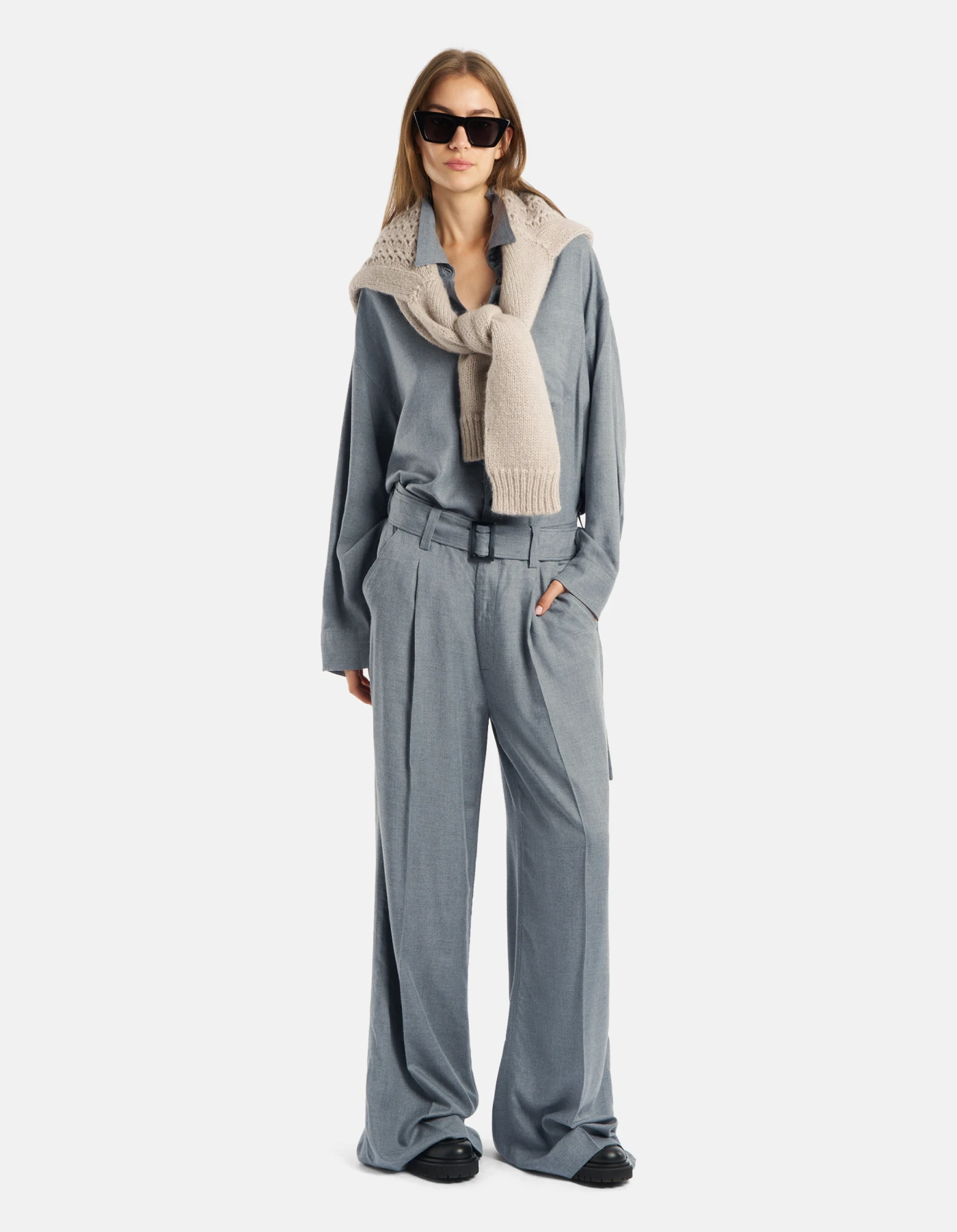 70 Pantalone Kim grigio