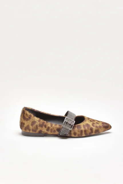Ballerine Dondup in pelle animalier