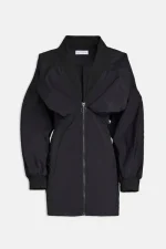 Miniabito in nylon nero