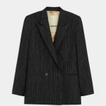 Blazer Doppiopetto Gessato Lurex