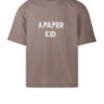 T-shirt in cotone tortora