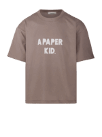 T-shirt in cotone tortora