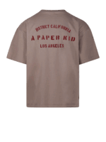 T-shirt in cotone tortora