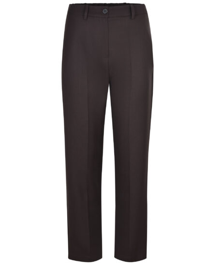 Pantalone in misto lana marrone