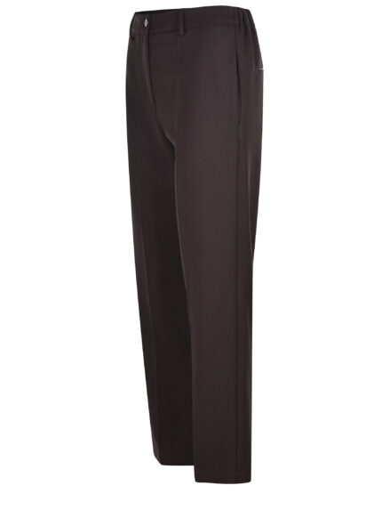 Pantalone in misto lana marrone