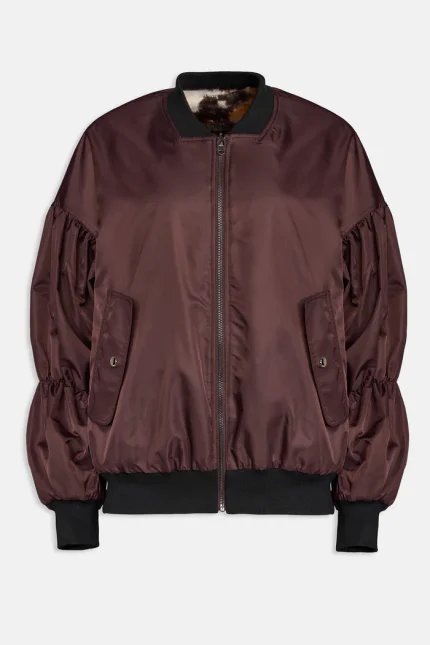 Bomber double wear animalier