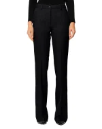 Panta flare basic nero