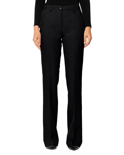 Panta flare basic nero