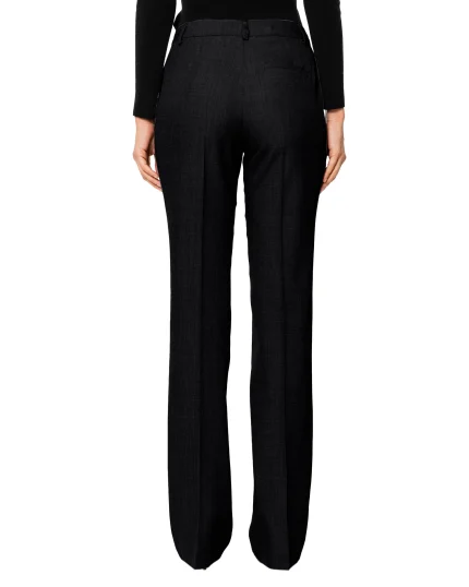 Panta flare basic nero