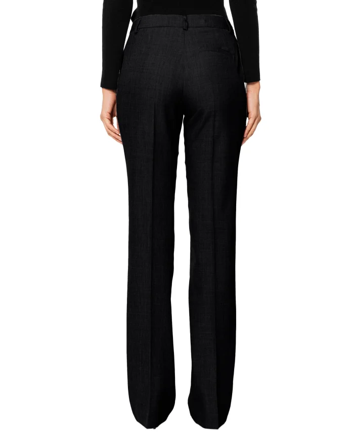 Panta flare basic nero