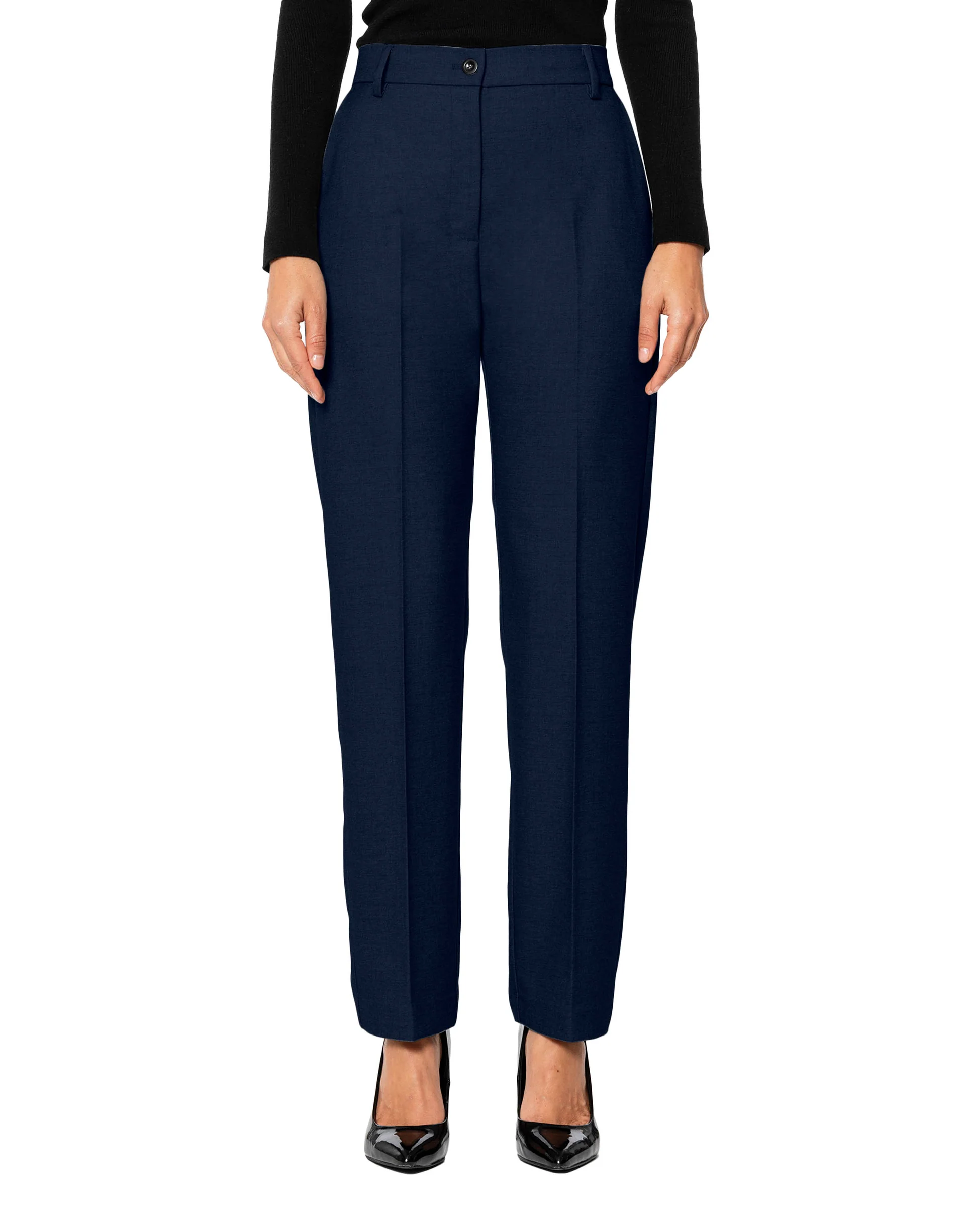 303 Pantalone tubo diagonale