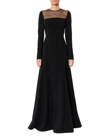 Dress lungo cady nero