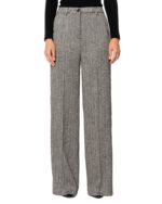 Pantalone palazzo liverpool spinato nero