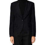 Giacca monopetto slim basic nero