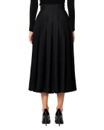 Gonna a pieghe basica nero