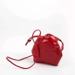 Micro bag in pelle vernice