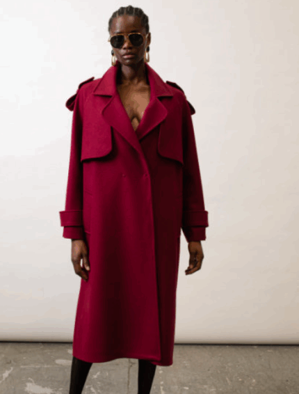 Cappotto over bordeaux