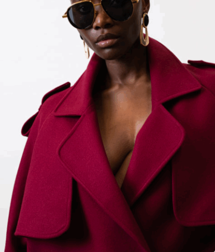 Cappotto over bordeaux