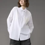 Camicia bianca in cotone