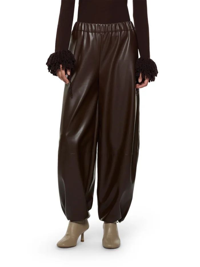 Pantalone jogger marrone