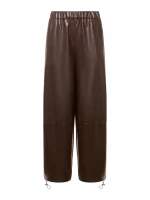 Pantalone jogger marrone