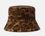 Bucket hat fur - leopard
