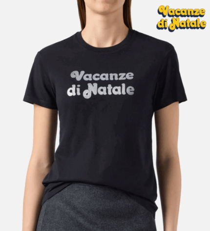 T-shirt in cotone emilie w- vacanze logo