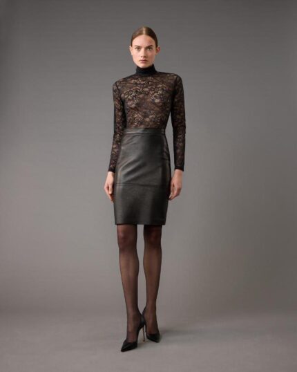 Body in pizzo nero