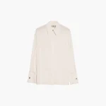 Camicia in tessuto panna