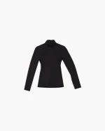 Dolcevita in tessuto tinta unita