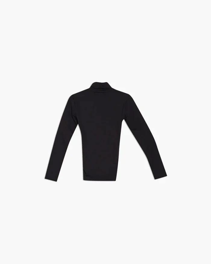 Dolcevita in tessuto tinta unita