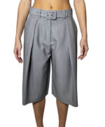 Bermuda con cinta grigio