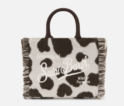 Borsa a mano Vanity Mini Felt in misto lana
