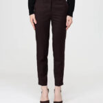 Pantaloni a sigaretta in pettinato comfort