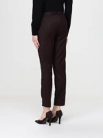 Pantaloni a sigaretta in pettinato comfort