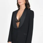 Giacca nera in stile smoking