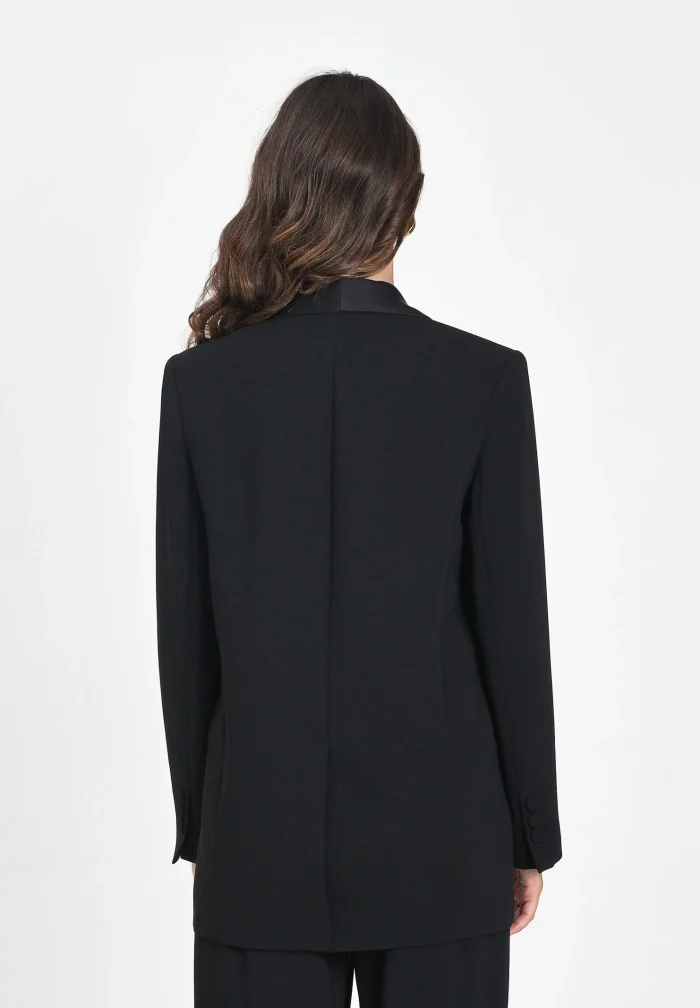 Giacca nera in stile smoking