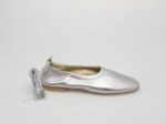 Ballerina in pelle metalizzata
