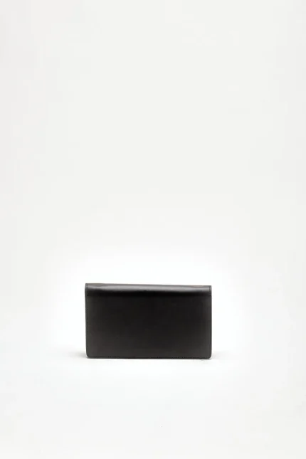 Mini borsa in pelle nera
