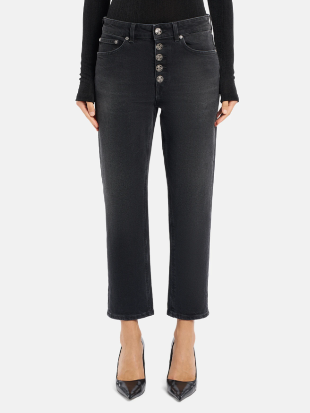 10950 Jeans Koons loose in denim stretch nero