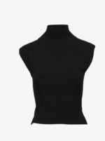 Maglia dolcevita regular in costa inglese