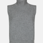 Maglia dolcevita regular in costa inglese