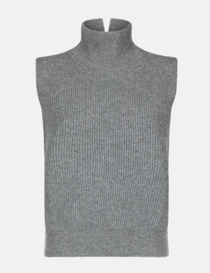 Maglia dolcevita regular in costa inglese