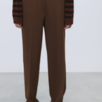 Pantalone sartoriale legno