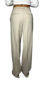 Pantalone sartoriale gamba dritta beige