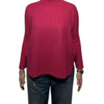 Maglia poncho in cashmere Margareth