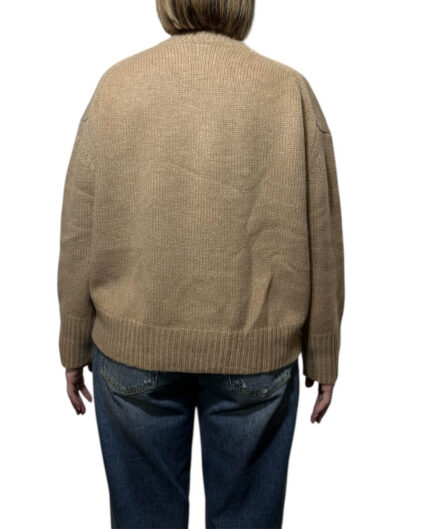 Maglione in cashmere Elisa cammello